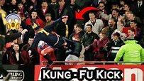 When Eric Cantona Kung-Fu Kicked hooligan in a Match😱 - YouTube