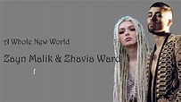 A Whole New World - Zayn Malik & Zhavia Ward (lyric video) - YouTube
