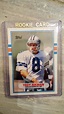 Dallas Cowboys Troy Aikman 1989 Topps Traded ROOKIE CARD! True Rookie ...