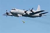 AP-C3 Orion releases an Air Sea Rescue Kit out of its bomb bay. | Us ...