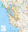 Tourist Map of San Francisco Bay Area - Ontheworldmap.com