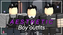 9 aesthetic roblox outfits for boys - YouTube