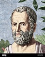Teofrasto de Lesbos (c.371-c.287 a.C.), filósofo griego antiguo ...