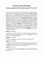 Contrato de Trabajo de Extranjero | PDF | Derecho laboral | Lima