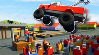 JUMPS & STUNTS IN THE CITY! - Brick Rigs Multiplayer Gameplay - Ramps ...