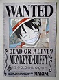 Monkey D Luffy Wanted Poster, One Piece , Pintura por Celeste Skyhawer ...