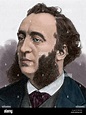 Jules Ferry (1832-1893). Homme d'État français et républicain. Portrait. Gravure de Cremer. De ...