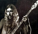 Berry Oakley playing his Fender Jazz Bass. Photographer courtesy of ...