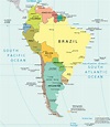 América do Sul (mapa político e físico) – Prof Luciano Mannarino