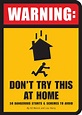 Warning: Don't Try This at Home | Book by Lou Harry, Ed Wenck ...