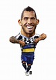 Ilustración de Carlos Tévez