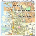 Aerial Photography Map of New Port Richey, FL Florida