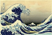 Katsushika Hokusai La grande onda di Kanagawa 1830-31 | Wave art ...