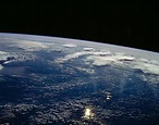 Foto Planeta Terra Vista Espaço - A fotografia revela outro ponto de ...