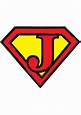 Superman Letter J...Instant Download...Applique Machine