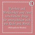 Wahrheit und wirklichkeit | Anwaltskanzlei Hildebrandt