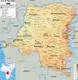 MAPAS DA REPÚBLICA DEMOCRÁTICA DO CONGO