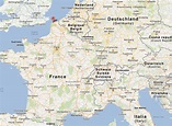 Calais Map and Calais Satellite Image