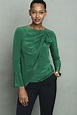 Adeline Blouse Emerald Green Silk - The Fold | thefoldlondon.com ...