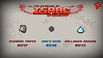 Binding of Isaac: Afterbirth+ Item guide - Divorce Paper, Dad's Ring ...