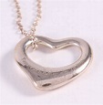 Tiffany & Co. Crystal Open Heart Pendant Necklace | Pristine Auction