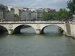 Pont Saint-Michel (Paris ( 1 er )/Paris ( 5 ème ), 1857) | Structurae
