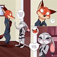 Pin by Charles Rauch on Zootopia in 2022 | Nick and judy comic ...