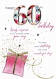 Female Happy 60th Birthday Greeting Card | Cards