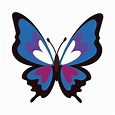 beautiful butterfly purple insect flat style icon 2589446 Vector Art at ...