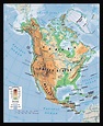 Physical Maps Of North America