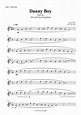 Danny Boy Duet For Alto And Tenor Saxophone Music Sheet Download ...
