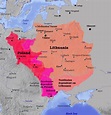 The Grand Duchy of Lithuania and The Kingdom of Poland | Lithuania, Map ...