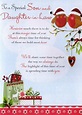 Son & Daughter-in-Law Christmas Greeting Card Traditional Cards Lovely ...