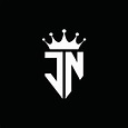 JN logo monogram emblem style with crown shape design template 4206472 ...