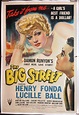 THE BIG STREET, Henry Fonda, Lucille Ball, Barton Maclane, original ...