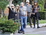 PICTURED: Todd Fisher visits memorial park with relatives to plan his ...