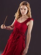 hermione granger in red dress from the wedding in harry potter 7 ...