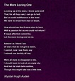 The More Loving One Poem by Wystan Hugh Auden - Poem Hunter