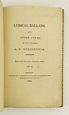 LYRICAL BALLADS | WILLIAM WORDSWORTH, SAMUEL TAYLOR COLERIDGE, and ...
