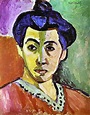 Portrait painting of Madame Matisse by Henri Matisse