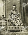 Sultan Hamengku Buwono VII of Yogyakarta on his throne, Java. Dutch ...