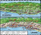 Map Of Lahaina And Kaanapali