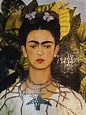 Autorretrato con collar de espinas y colibrí by Frida Kahlo | Historia ...
