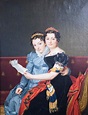 Zenaide and Charlotte Bonaparte by Jacques Louis David