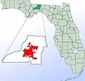 Tallahassee On The Map Of Florida - Printable Maps