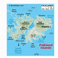 Mapas de Islas Malvinas - Atlas del Mundo