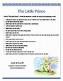 Movie Worksheet: The Little Prince