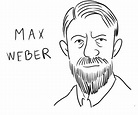 Max Weber - Gratis illustration fra Pindemand.dk