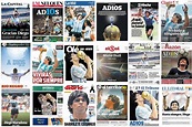 Veja capas de jornais argentinos sobre a morte de Maradona - 26/11/2020 ...