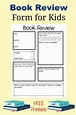 Book Review Form for Kids - The Activity Mom